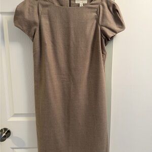 Cute & Flirty Banana Republic Short Brown Wool Dress
